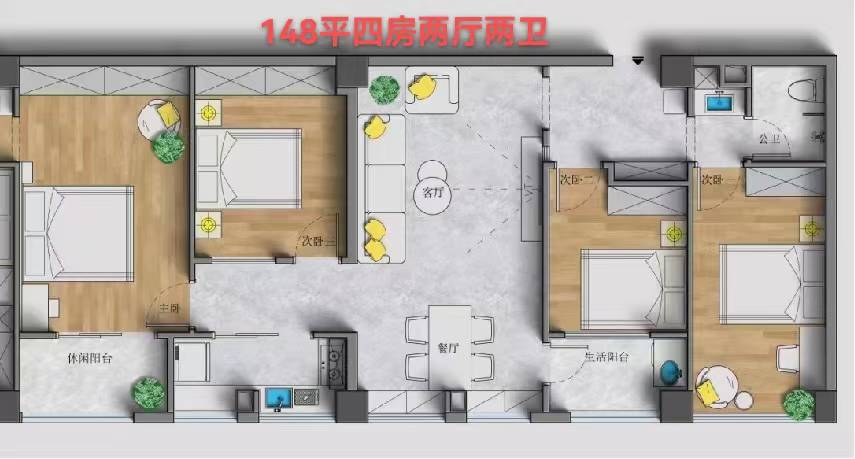 近东莞市区【新源国际城】12栋花园5980一平(图11)